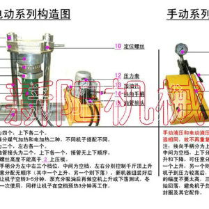 手動(dòng)液壓式多功能香油機(jī)